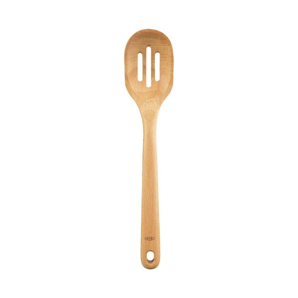Wooden Slotted Spoon K6