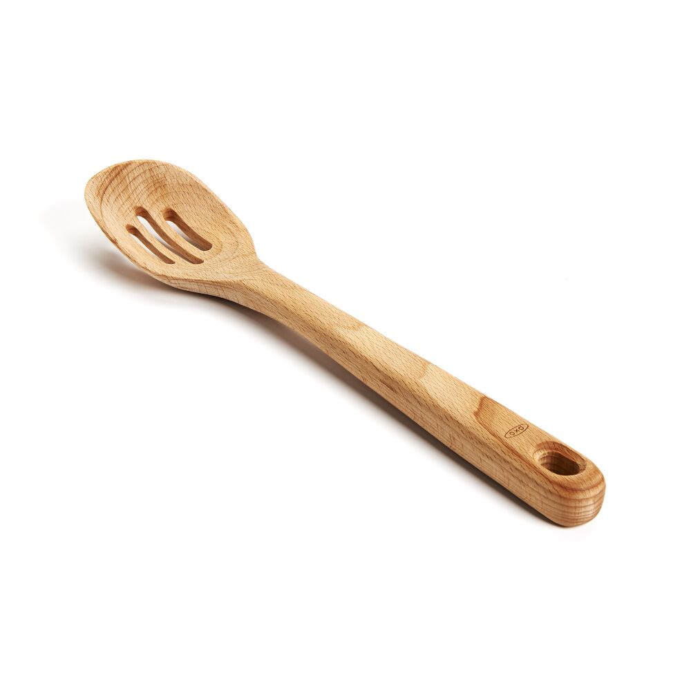 Wooden Slotted Spoon K6