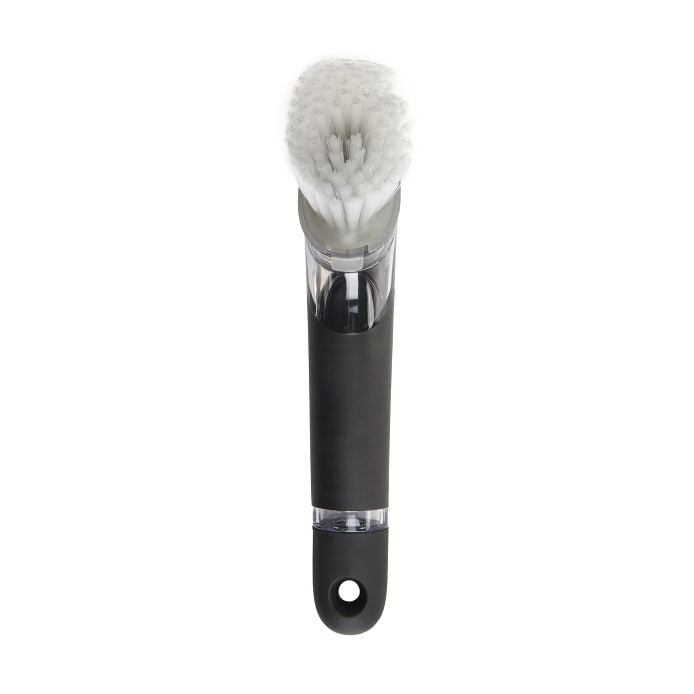 Steel Soap Dispensing Dish Brush S8