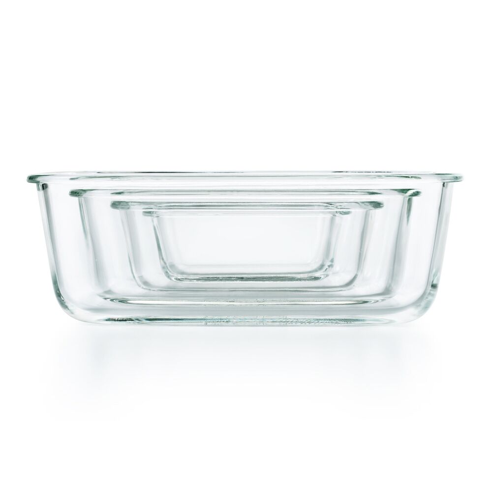 Smart Seal 3.5 Cup Glass Rectangle Container - Teal G6