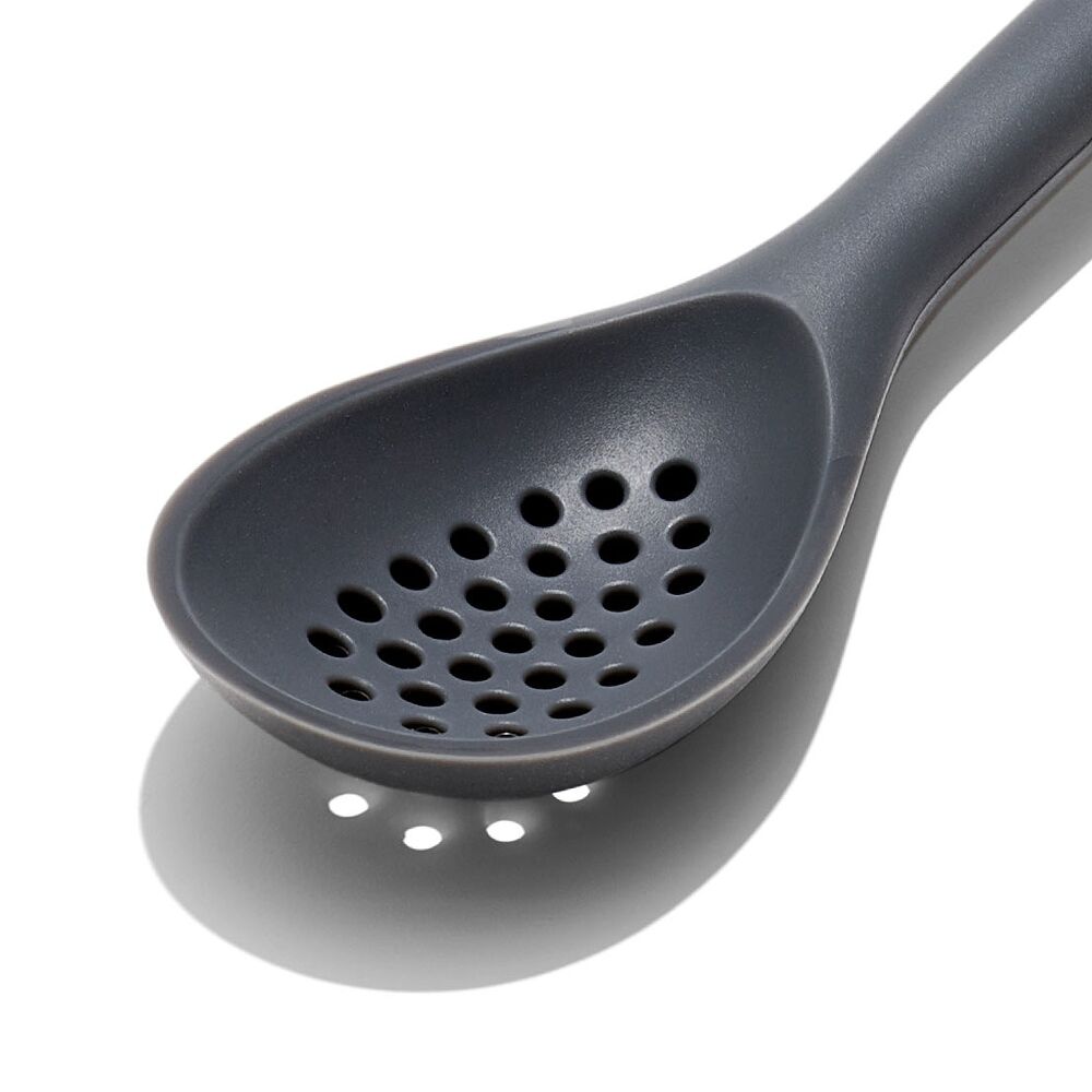 OXO Good Grips Silicone Slotted Spoon - Peppercorn U4