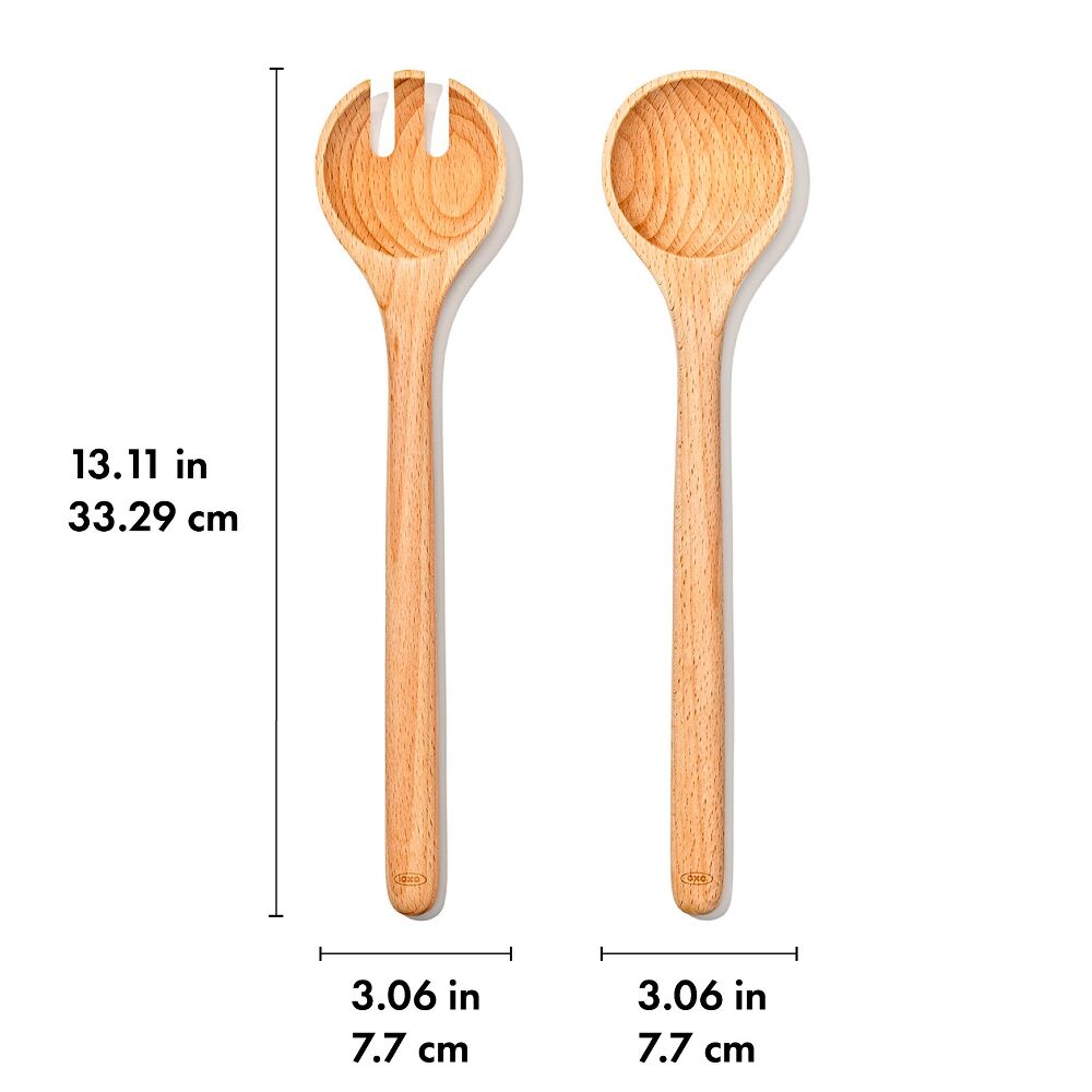 Beechwood Salad Servers – 2-Piece Set H3