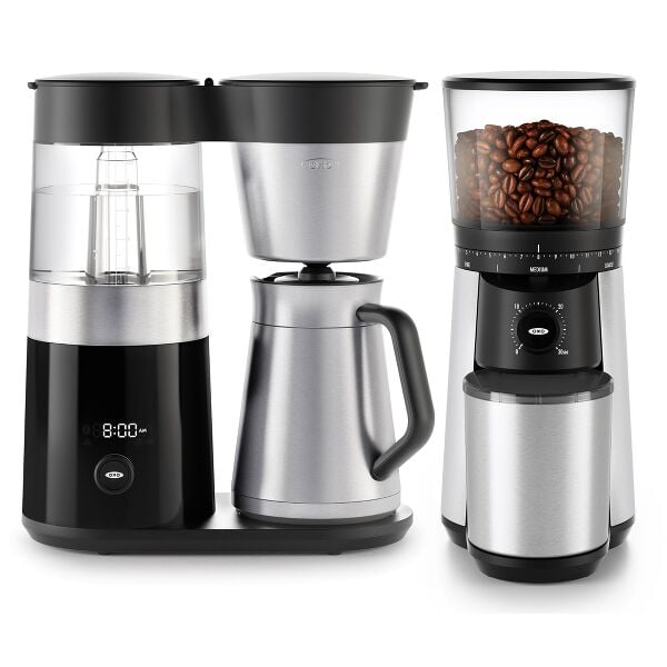 9-Cup Coffee Maker & Conical Burr Coffee Grinder Bundle C0