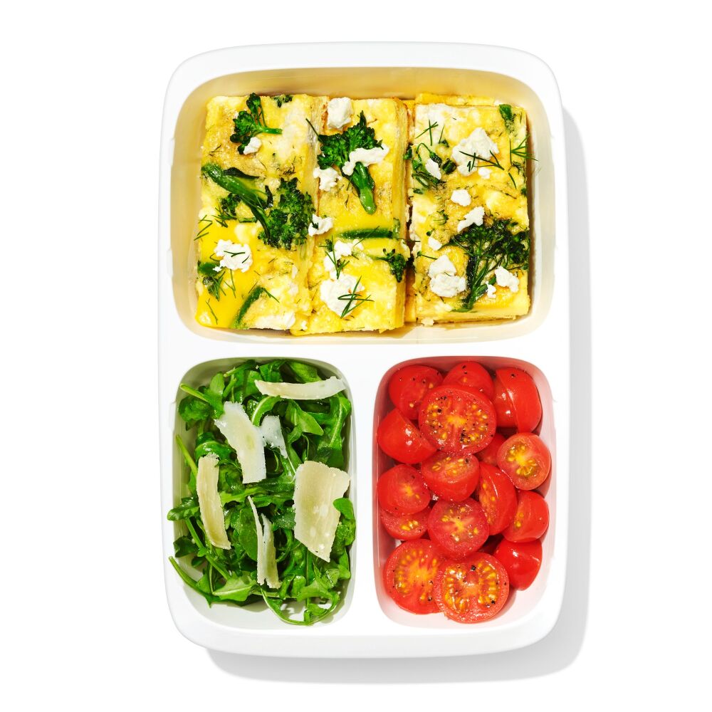 Prep & Go 4.1-Cup Divided Container - Ocean Blue M5