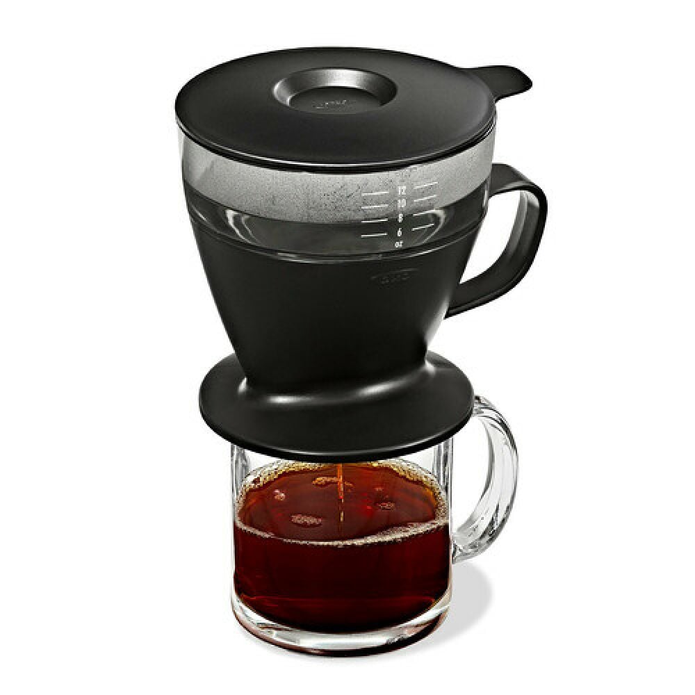 Pour Over Coffee Maker with Water Tank - Matte Black N6