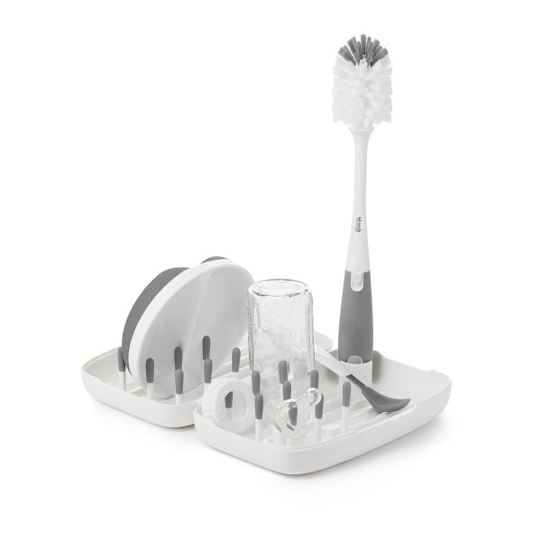 On-the-Go Drying Rack with Bottle Brush N5