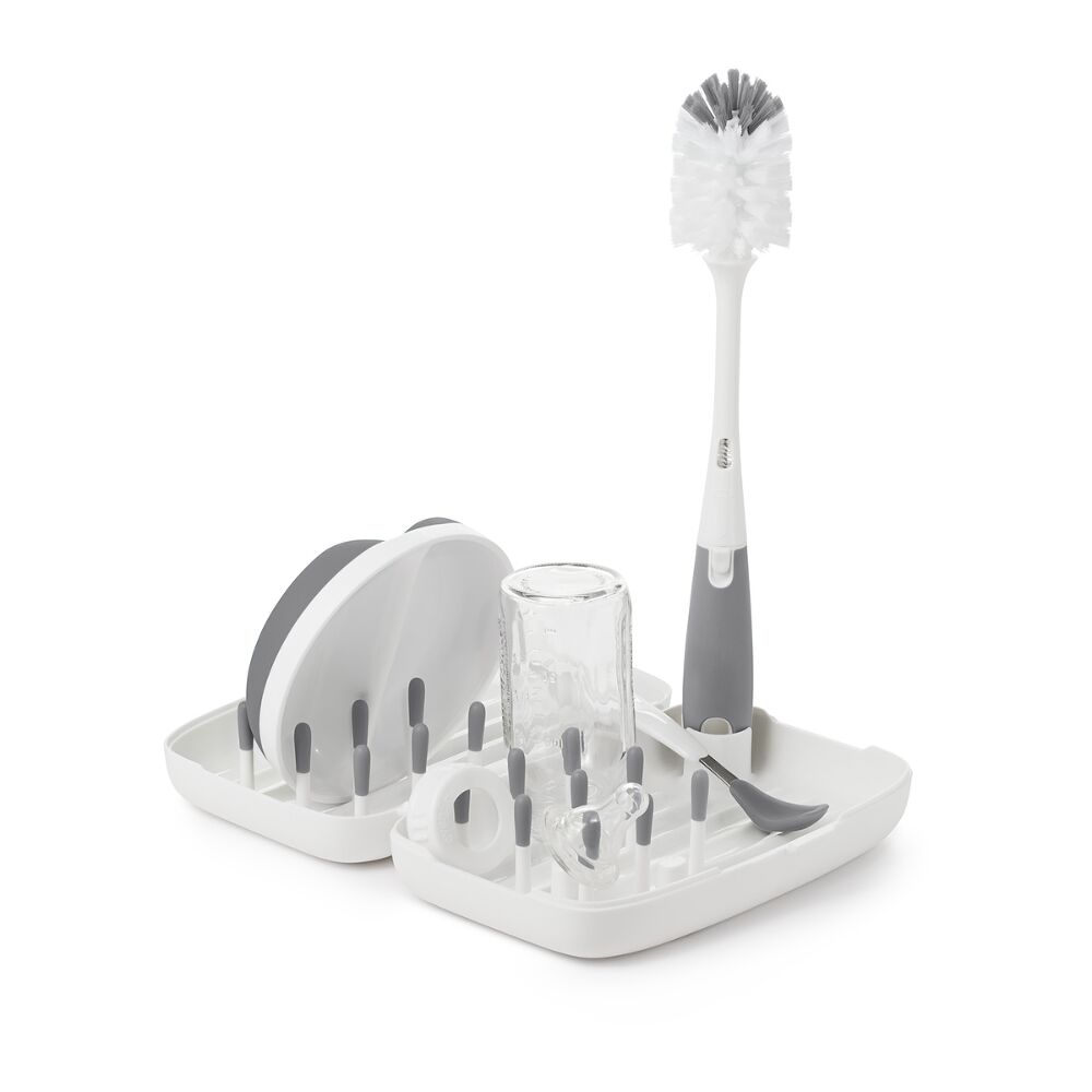 On-the-Go Drying Rack with Bottle Brush N5