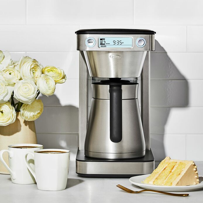 12-Cup Coffee Maker with Podless Single-Serve Function Y0