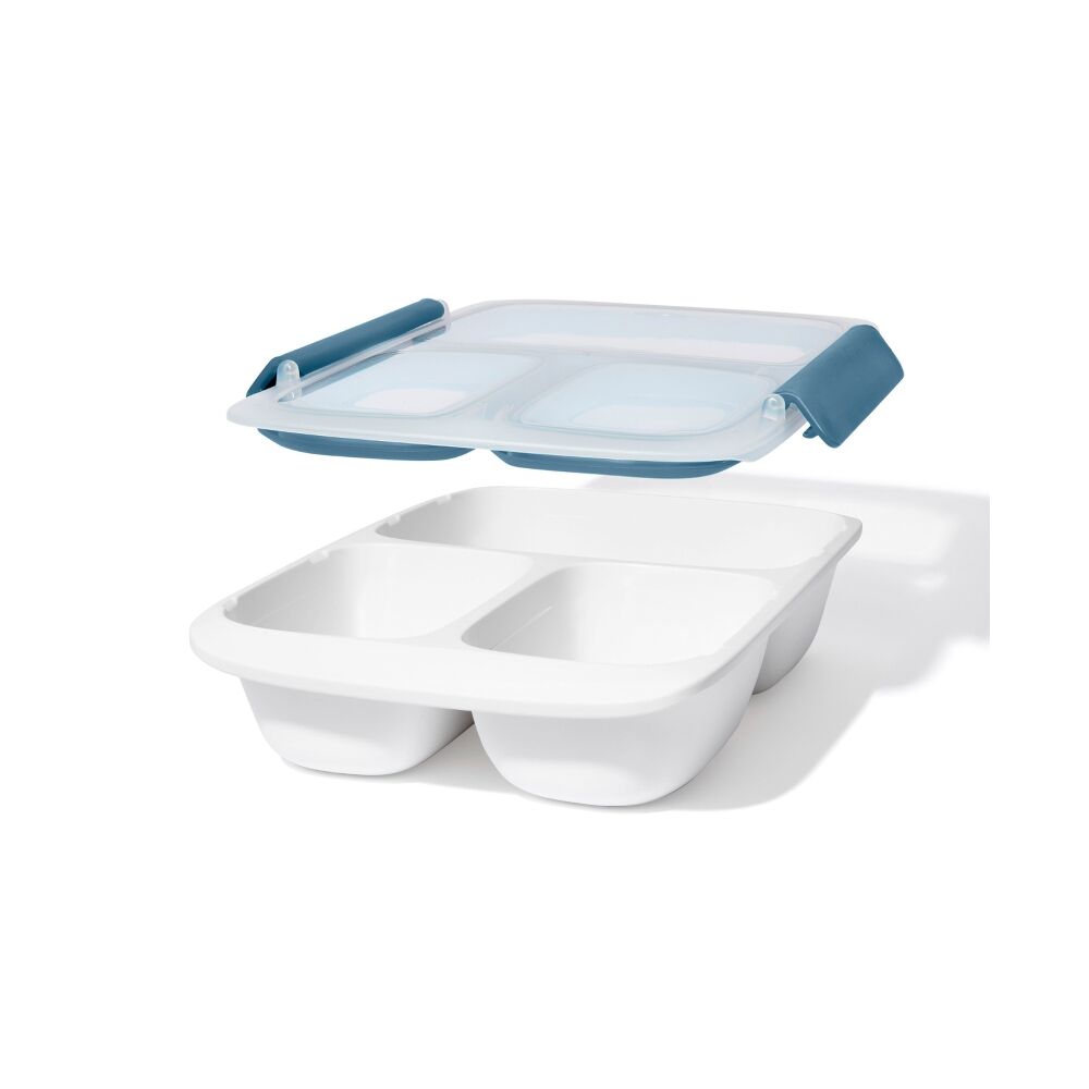 Prep & Go 4.1-Cup Divided Container - Ocean Blue M5