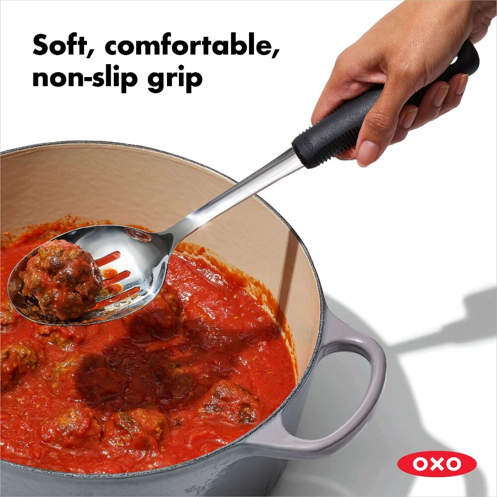 Stainless Steel Slotted Spoon O1