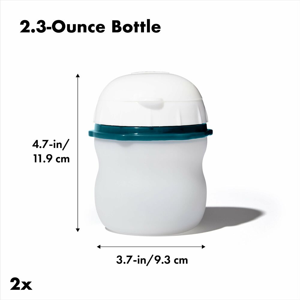 Prep & Go Silicone Squeeze Bottle - 2 Pack O0