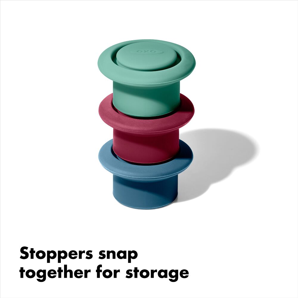 OXO Good Grips Silicone Wine Stoppers W2
