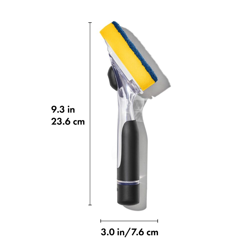 Soap Dispensing Dish Scrub C6