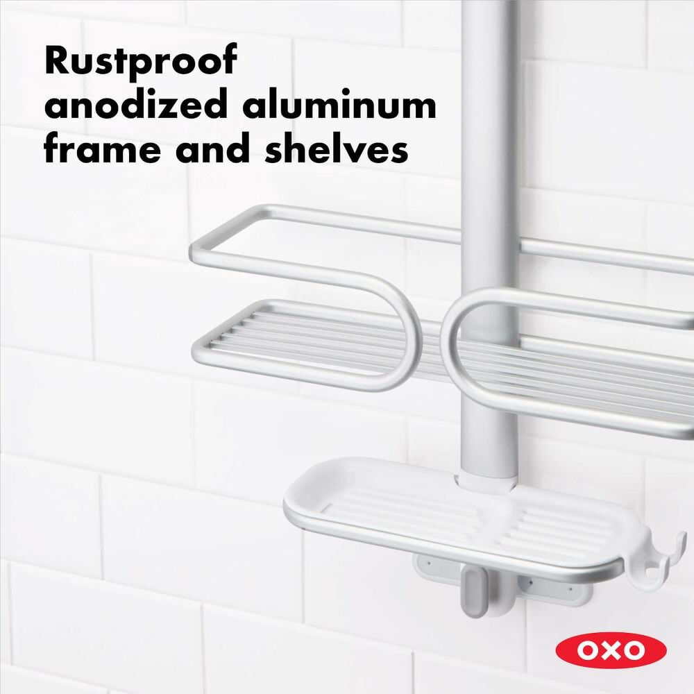 Aluminum 3-Tier Shower Caddy M9