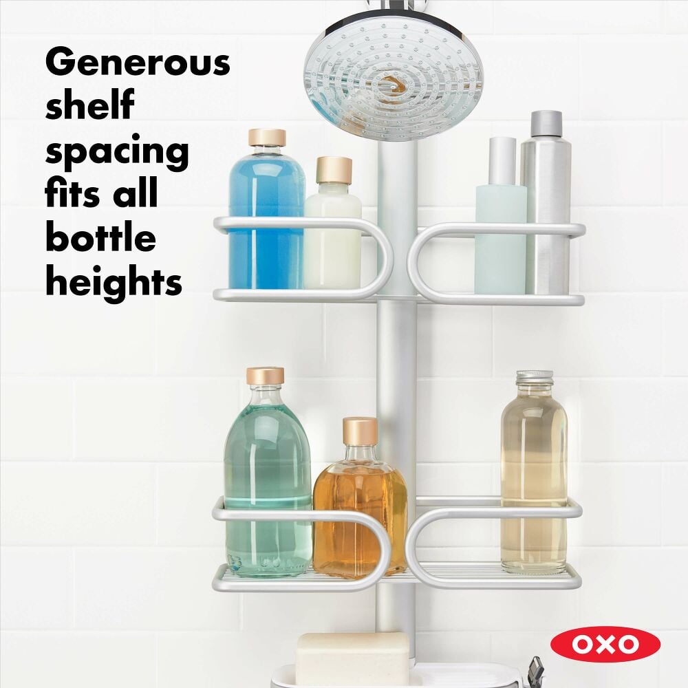 Aluminum 3-Tier Shower Caddy P2