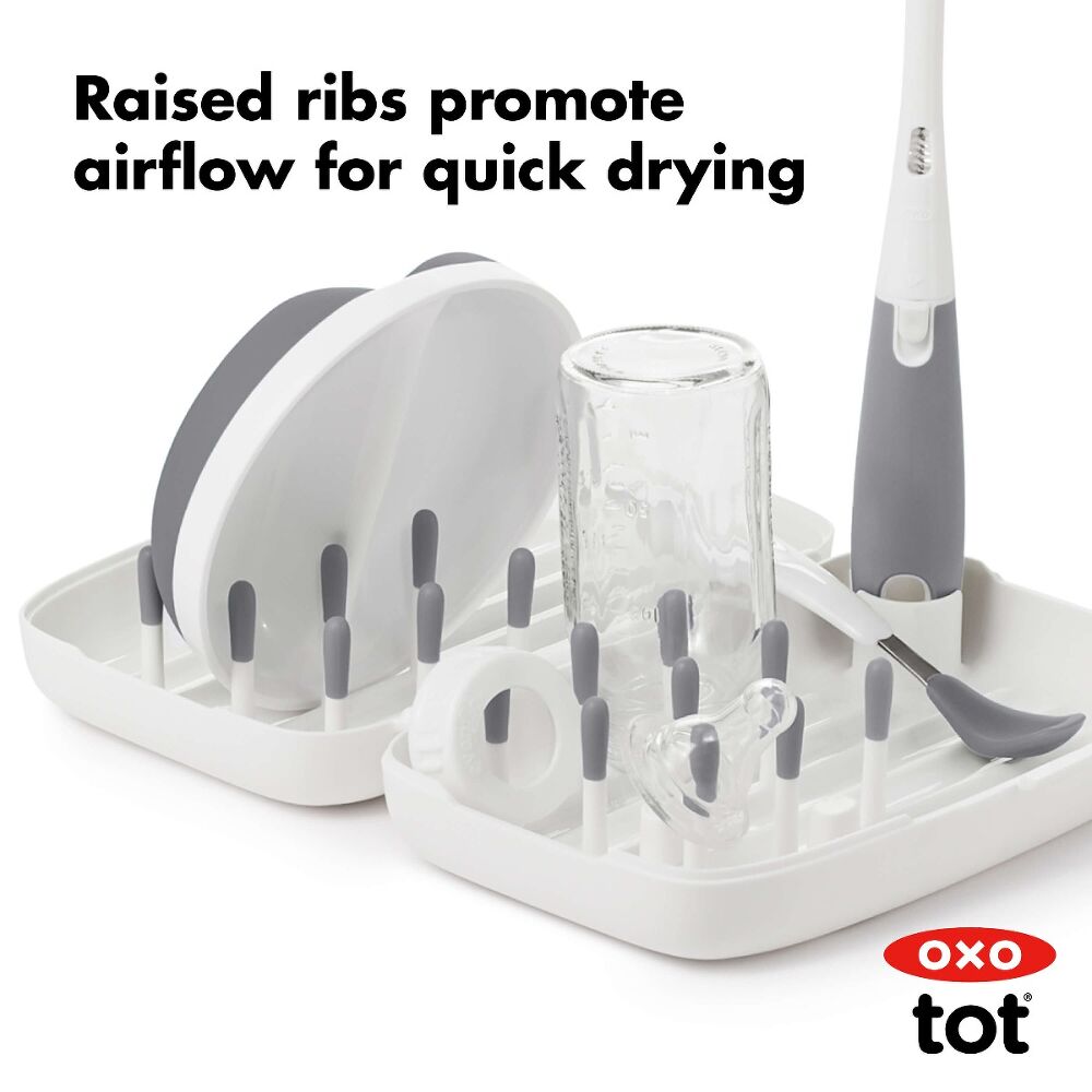 On-the-Go Drying Rack with Bottle Brush N5