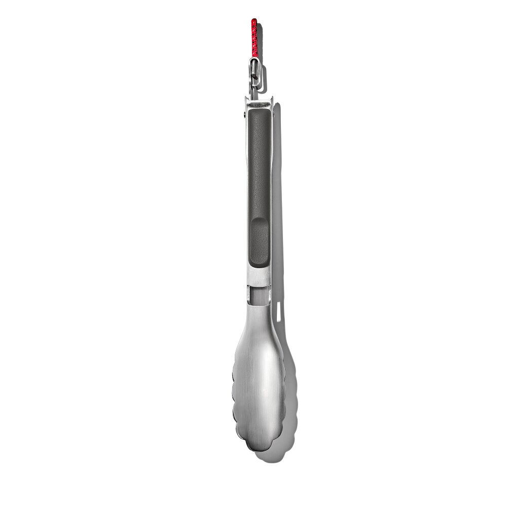 OXO Outdoor 10.5in Camp Stove Tongs with Bottle Opener P1