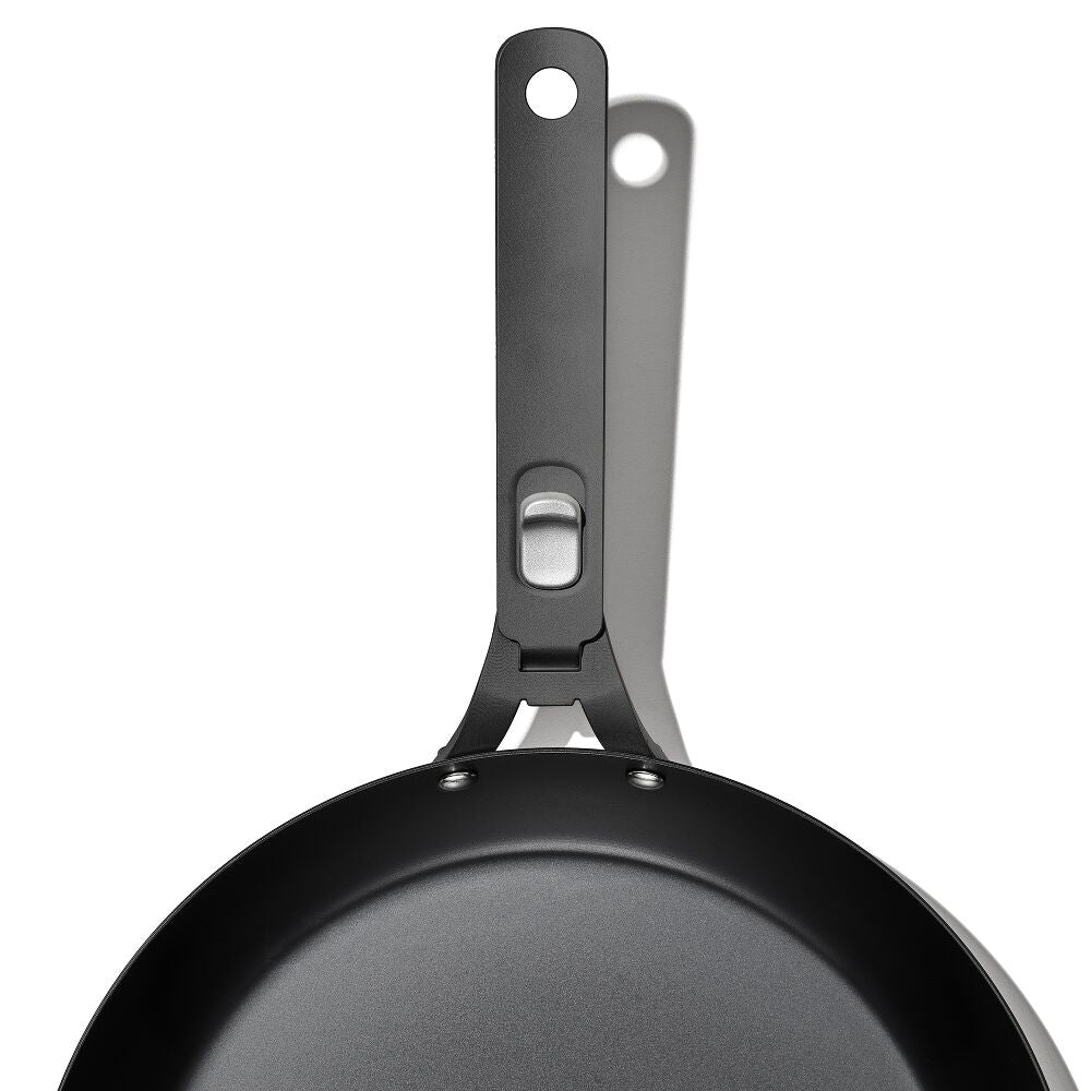 Outdoor 12-inch Carbon Steel Pan with Removable Handle M9