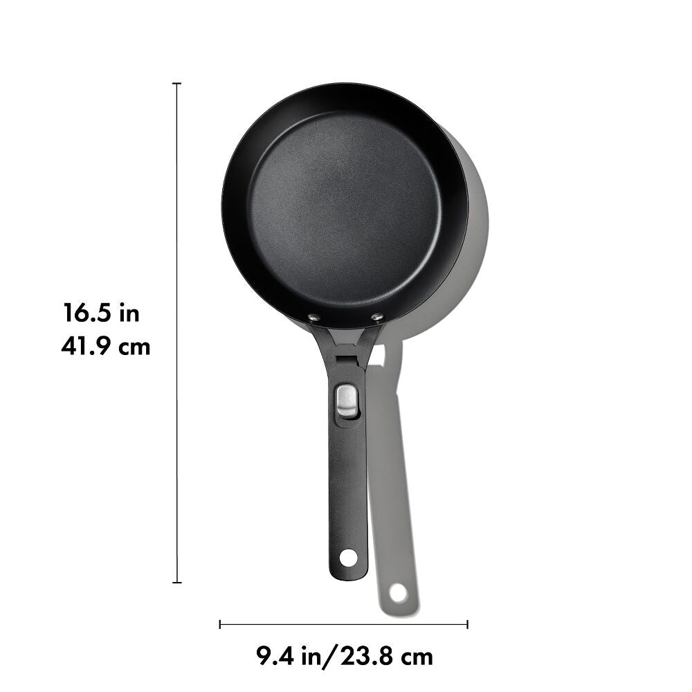 Carbon Steel With Removable Handle 8in Pan P4