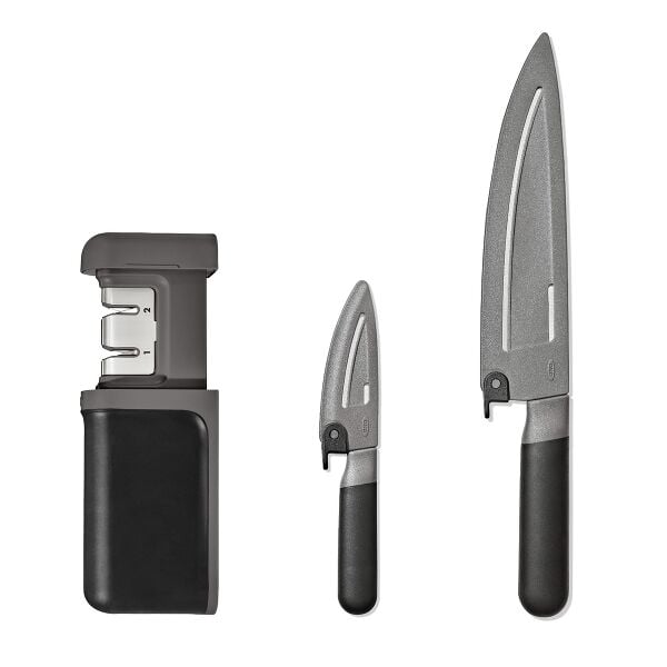 3-Piece Knife & Sharpener Set L4