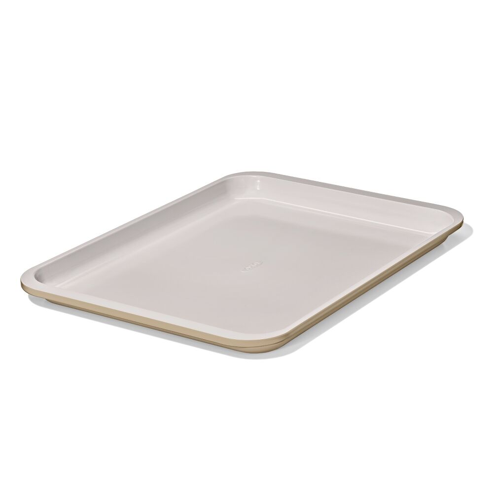 Non-Stick Pro Ceramic Coated Metal Bakeware Half Sheet Pan Q2