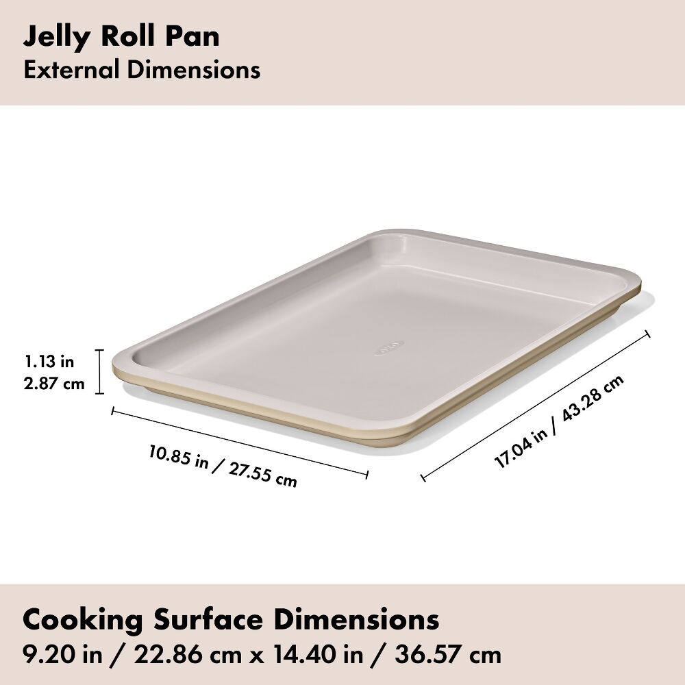Non-Stick Pro Ceramic Coated Metal Bakeware Jelly Roll Pan R9