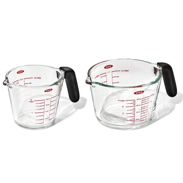 2-Cup and 4-Cup Glass Measuring Cup Set T4