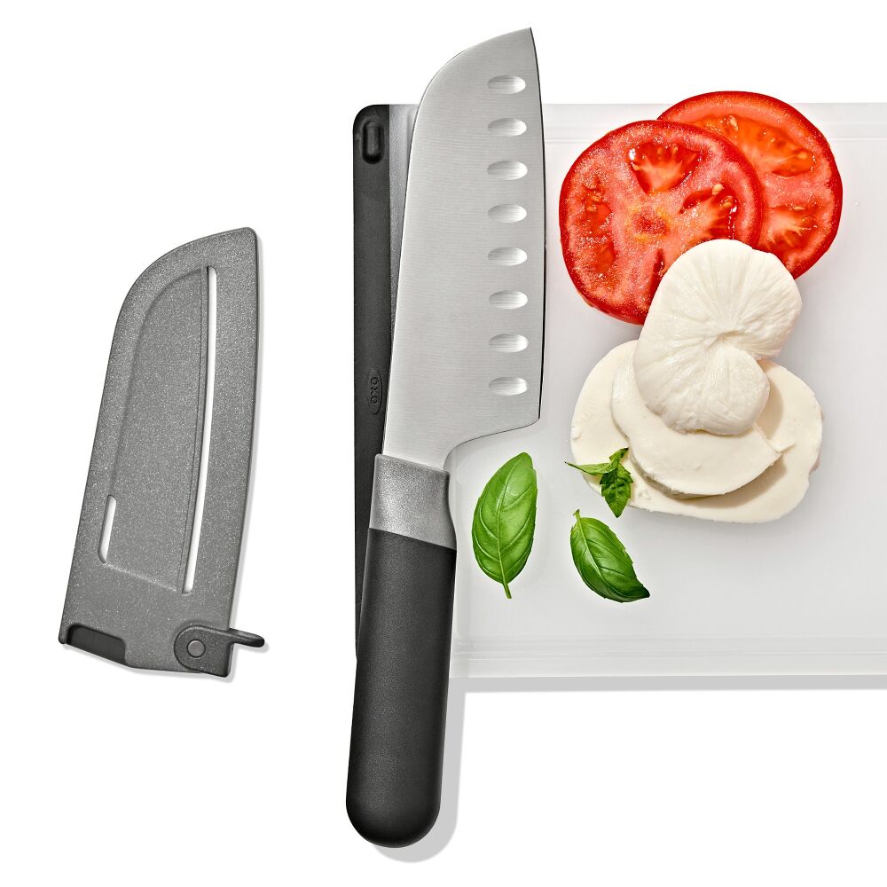 5 in Santoku Knife with Locking Sheath J4