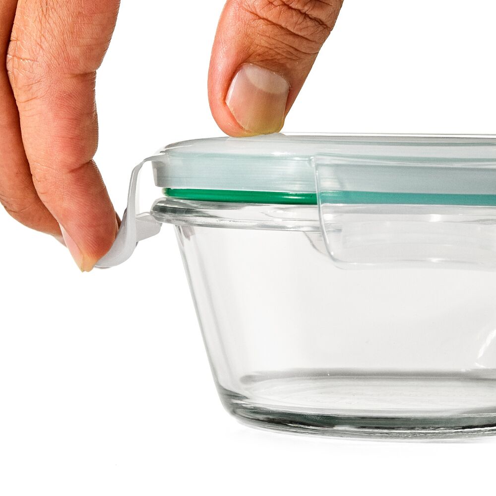 Smart Seal 8-Piece1 Cup Glass Round Container Set T7