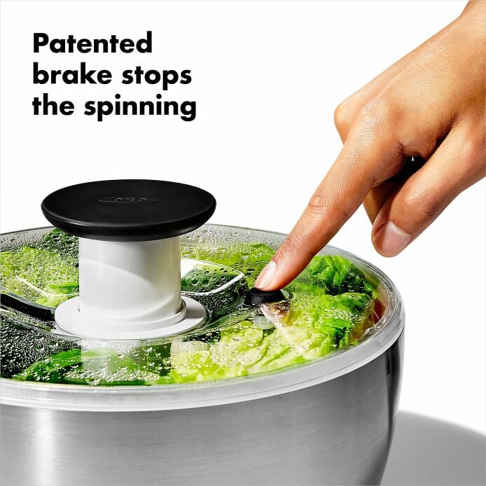 Steel Salad Spinner P1