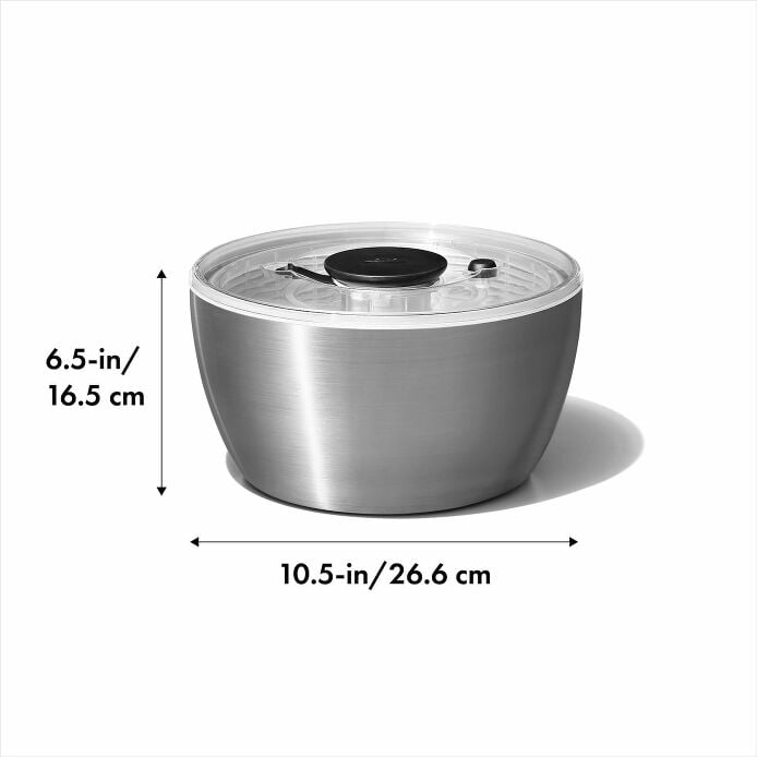 Steel Salad Spinner P1