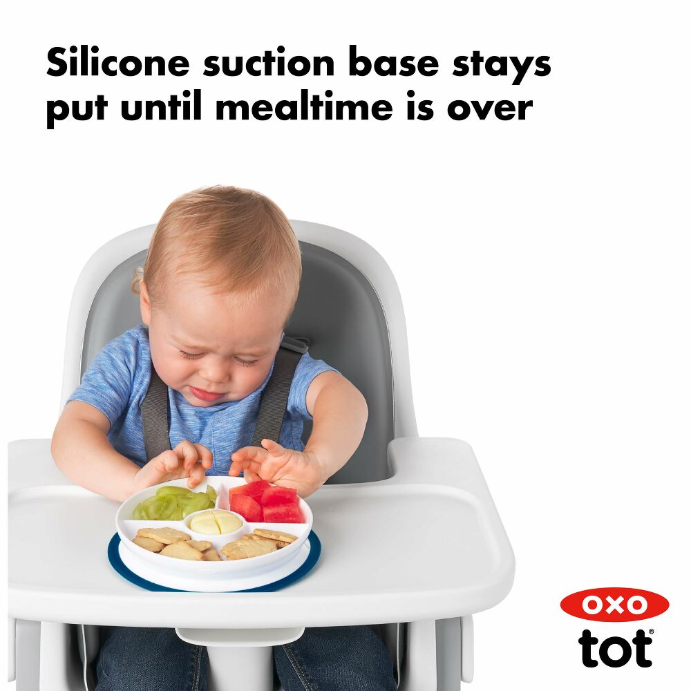Stick & Stay Suction Divided Plate J4