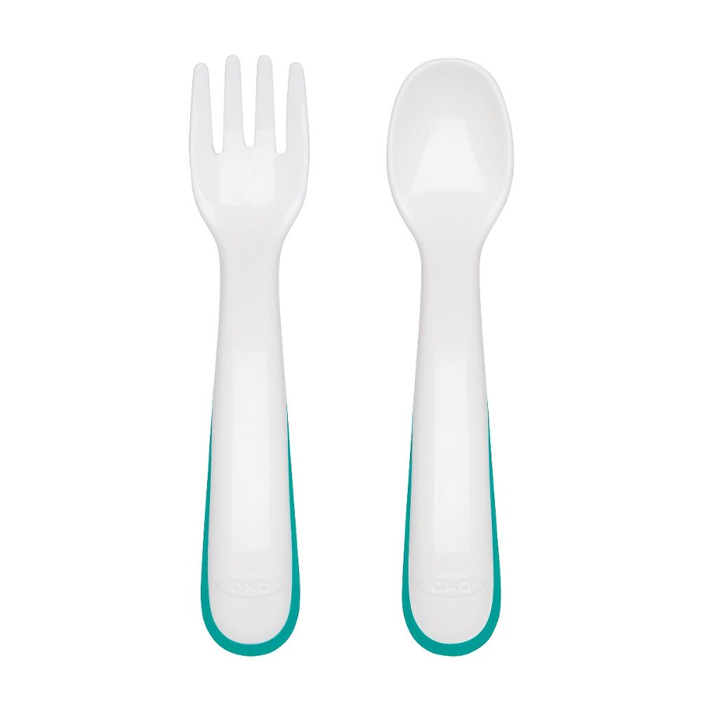 On-the-Go Plastic Fork and Spoon Set with Travel Case O4