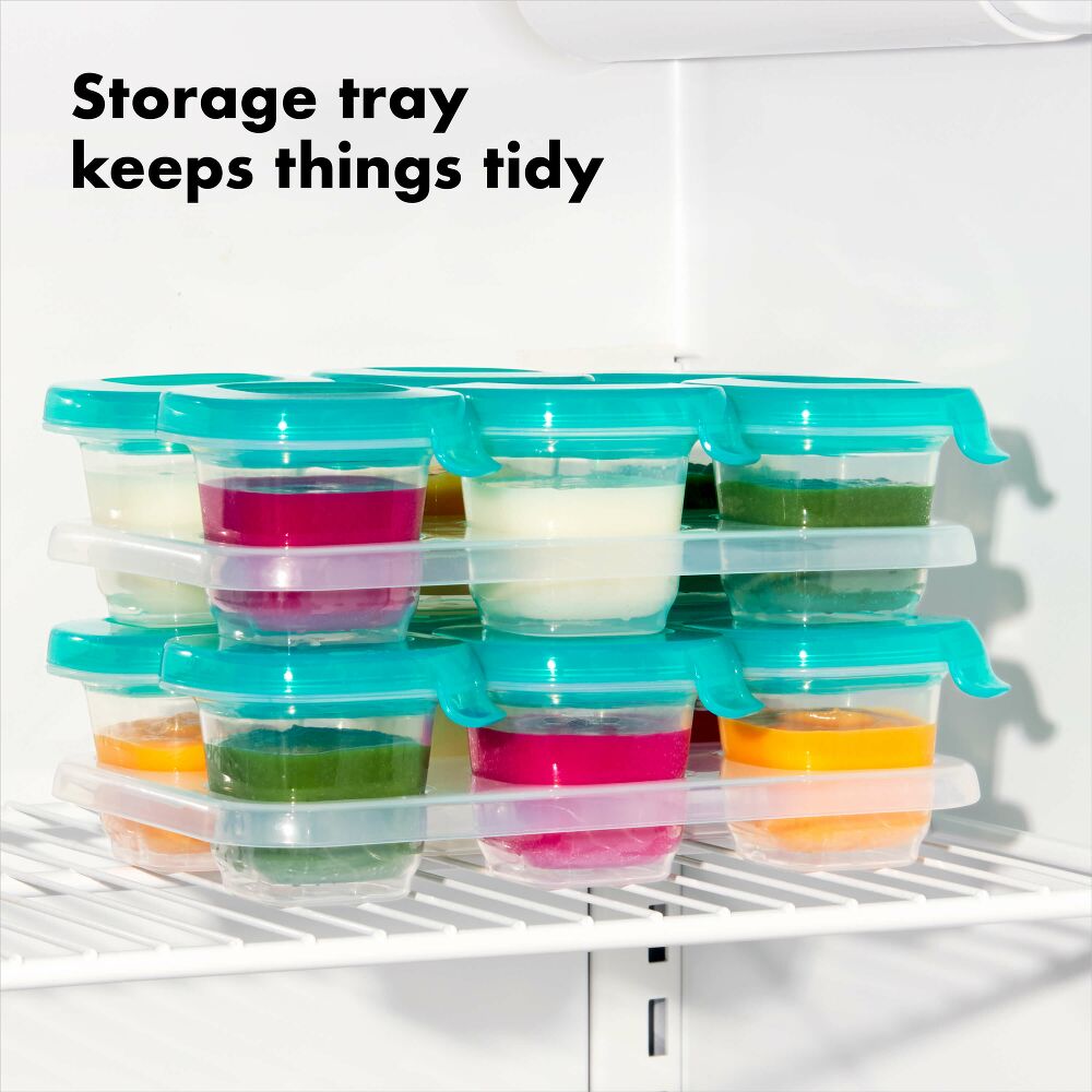 2 oz Baby Blocks™ Silicone Freezer Storage Containers Z7