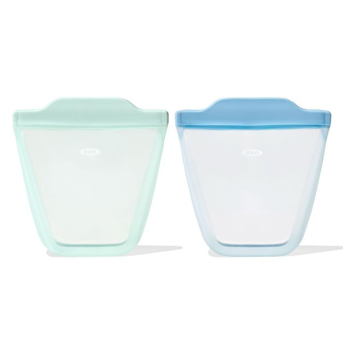 Tot Silicone Reusable Bag - 2-Piece Stand-Up Cup Set N1