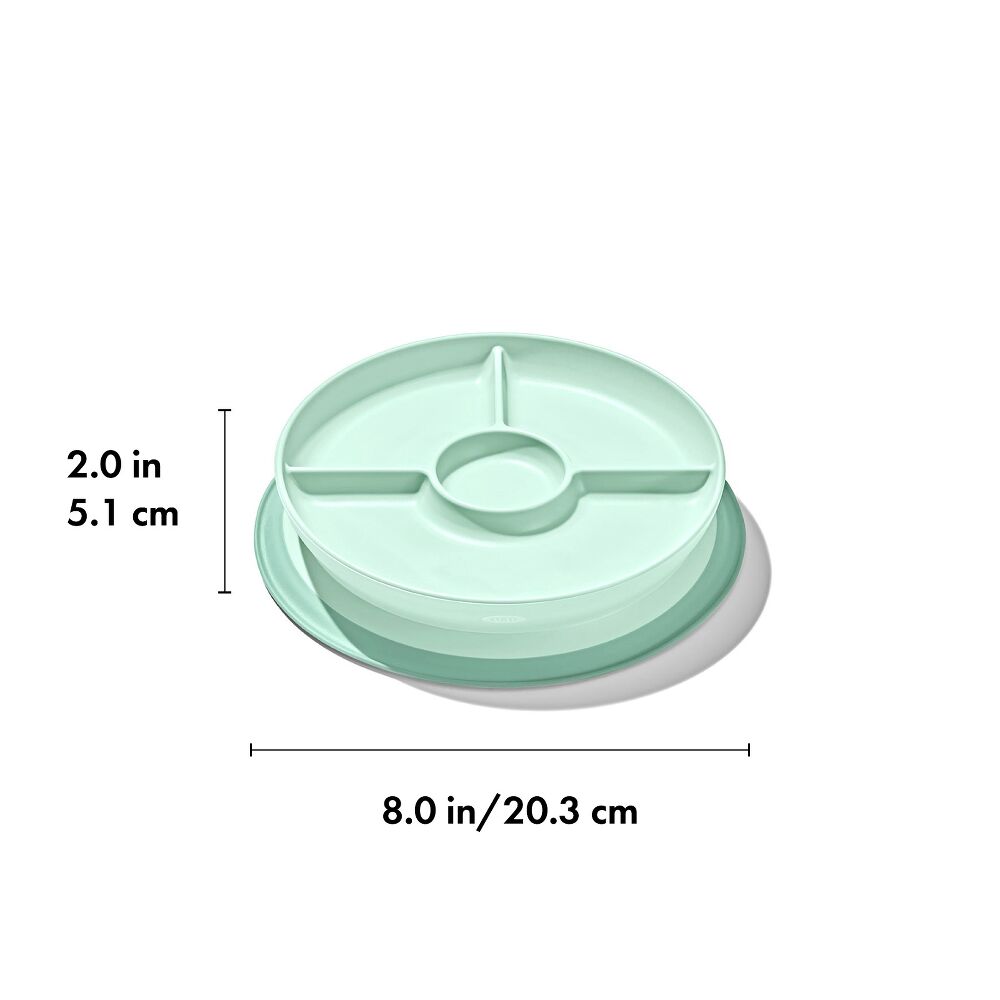 Stick & Stay Suction Divided Plate T7