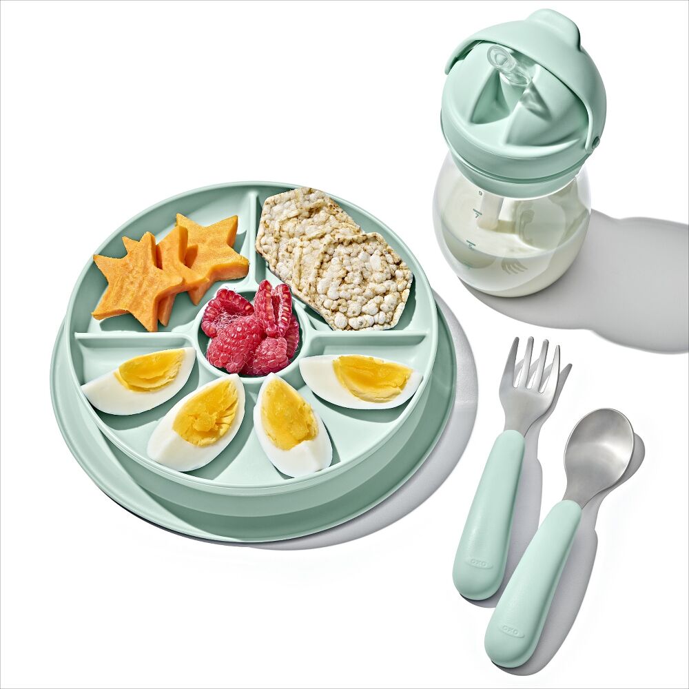 Stick & Stay Suction Divided Plate T7
