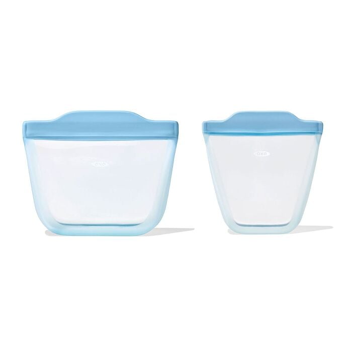 Tot Silicone Reusable Bag - 2-Piece Stand-Up Cup Set N1