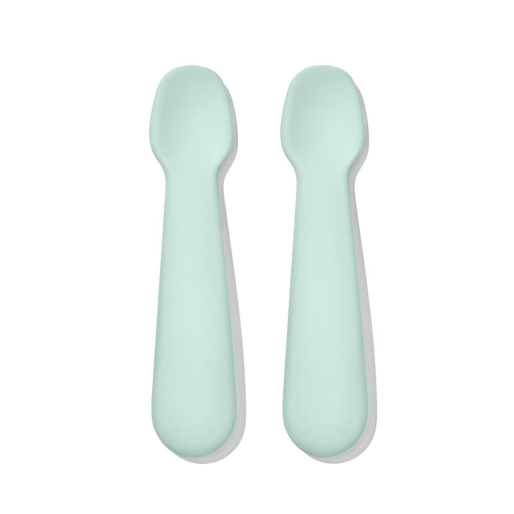 Textured Suction Plate & Spoons Set – 3-Piece O4
