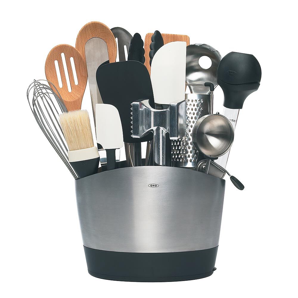 Stainless Steel Utensil Holder R2