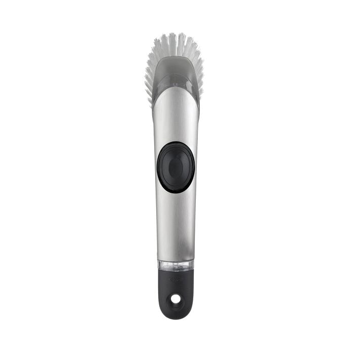 Steel Soap Dispensing Dish Brush S8