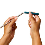 4-Piece Reusable Straw and Brush Set with Case B9
