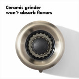 Contoured Mess-Free Salt Grinder X1