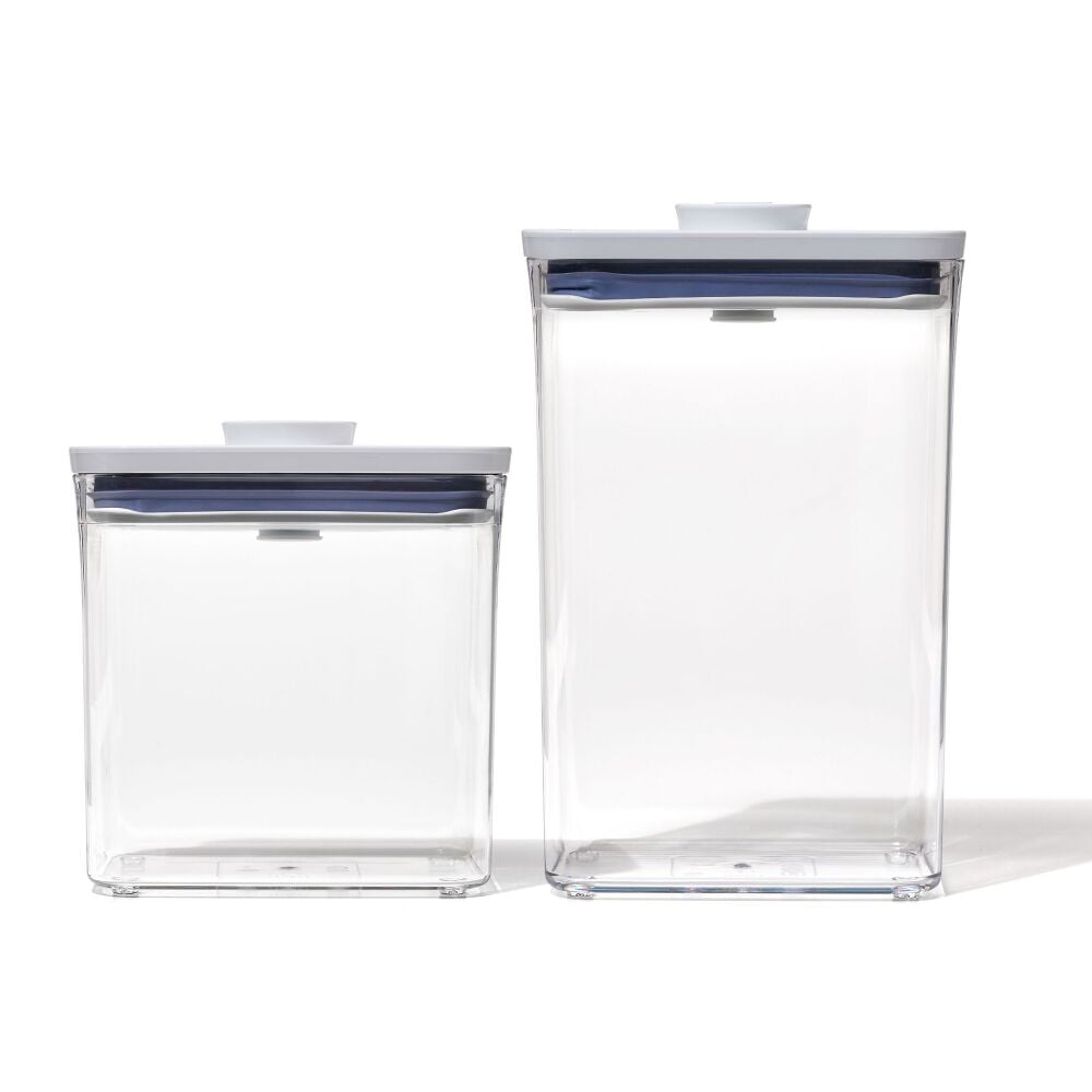 POP Container - Rectangle Medium (2.7 Qt.) & POP Container - Rectangle Short (1.7 Qt.) Bundle Z0
