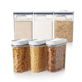 3 Piece Cereal Dispenser Set & 6-Piece POP Container Set Bundle V1