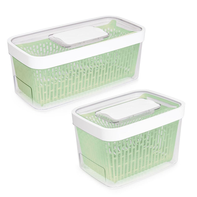 GreenSaver Produce Keeper (4.3 Qt) & GreenSaver Produce Keeper (5.0 Qt) Bundle H4