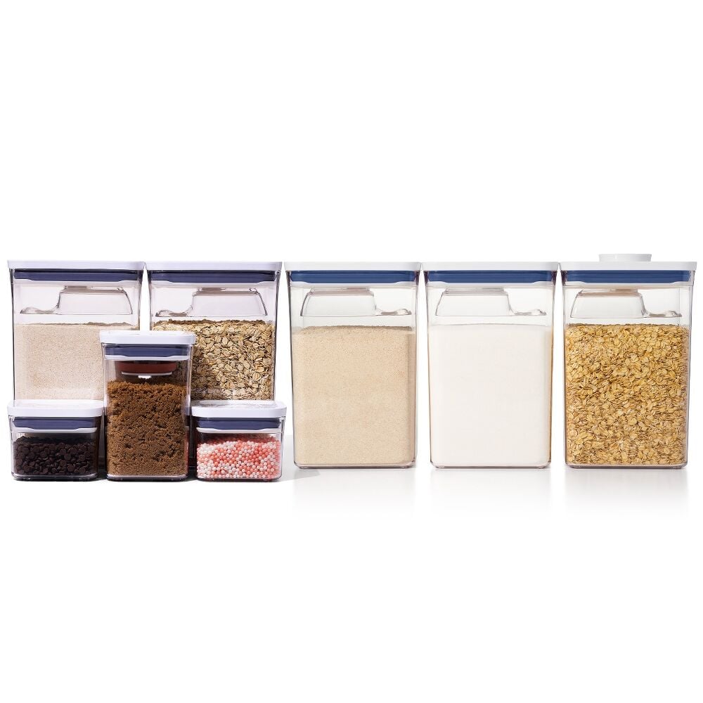 6-Piece POP Container Set & 8-Piece POP Container Baking Set Bundle J2