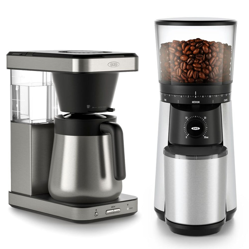 8-Cup Coffee Maker & Conical Burr Coffee Grinder Bundle I5