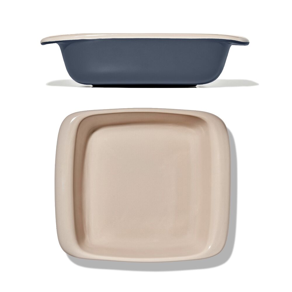 2 Qt Square Stoneware Baking Dish S6