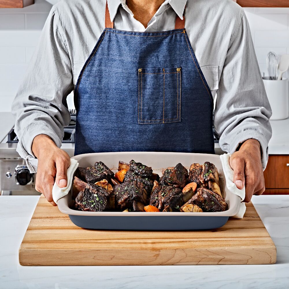 2 Qt Square Stoneware Baking Dish S6